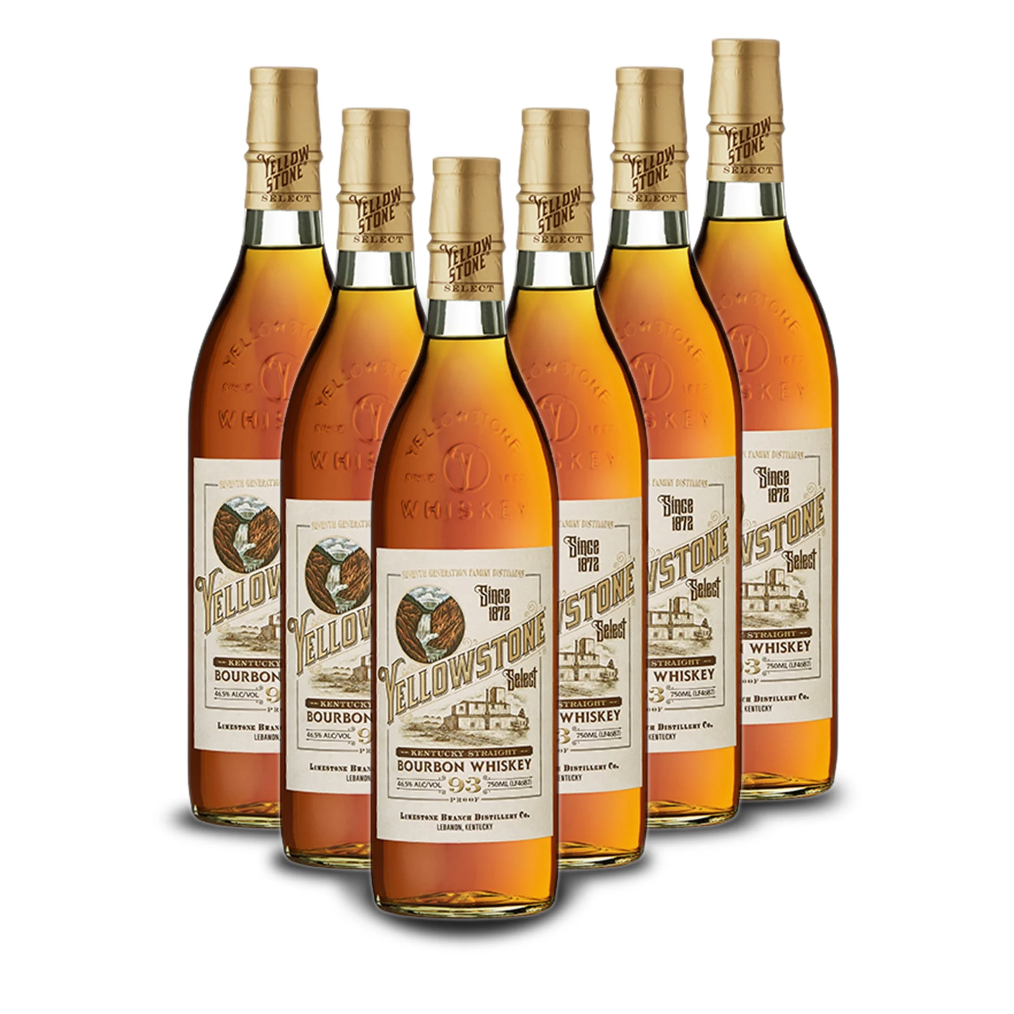 Yellowstone Select Bourbon (6) Bottle Bundle - Whiskey