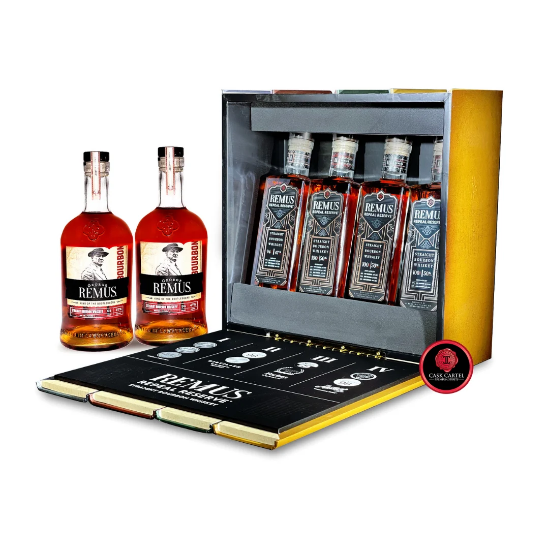 Remus Repeal Reserve Collector’s Bookset Box | 2022 Exclusive Limited Edition Box with George Remus Straight Bourbon Bundle - Whiskey