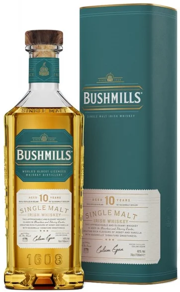 Whisky Bushmills 10 Años - Garrafinhas