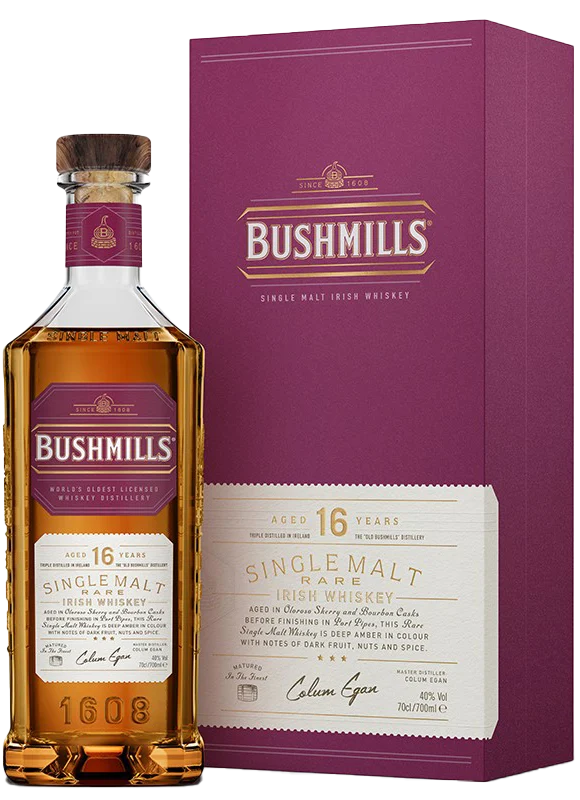 Whisky Bushmills 16 Años - Garrafinhas