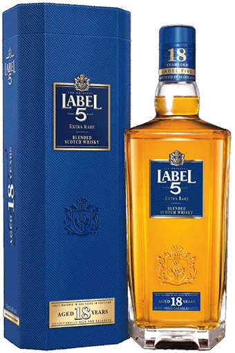Whisky Label 5 Extra Rare 18 Años - Garrafinhas