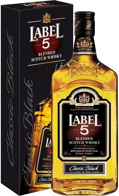 Whisky Label 5 Clásico Negro - Garrafinhas