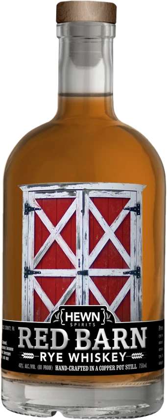 Whisky de centeno rojo granero Hewn Spirits - Whiskey