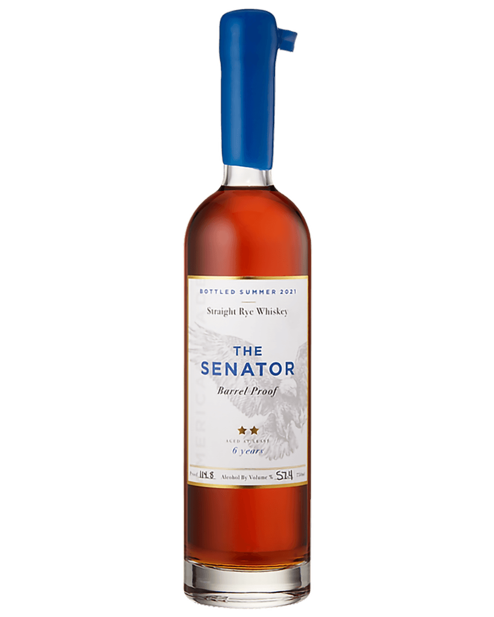 Whisky de centeno puro 2021 The Senator Barrel Proof 6 años