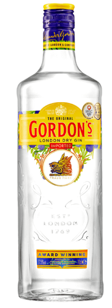 Ginebra seca Gordon's London - Garrafinhas
