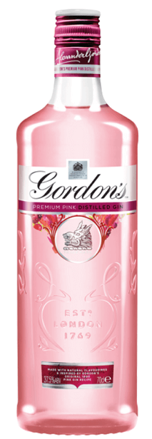 Ginebra rosa de Gordon - Garrafinhas