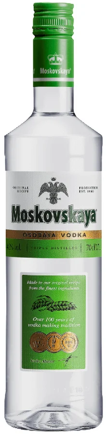 Vodka Moskovskaya 38º - Garrafinhas