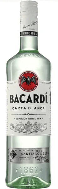 Ron Bacardí Carta Blanca - Garrafinhas