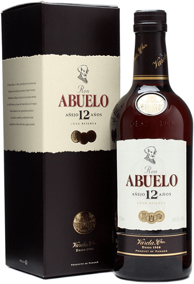 Ron Abuelo 12 Años Añejo - Garrafinhas