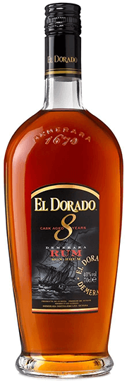 Ron El Dorado 8 Años - Garrafinhas