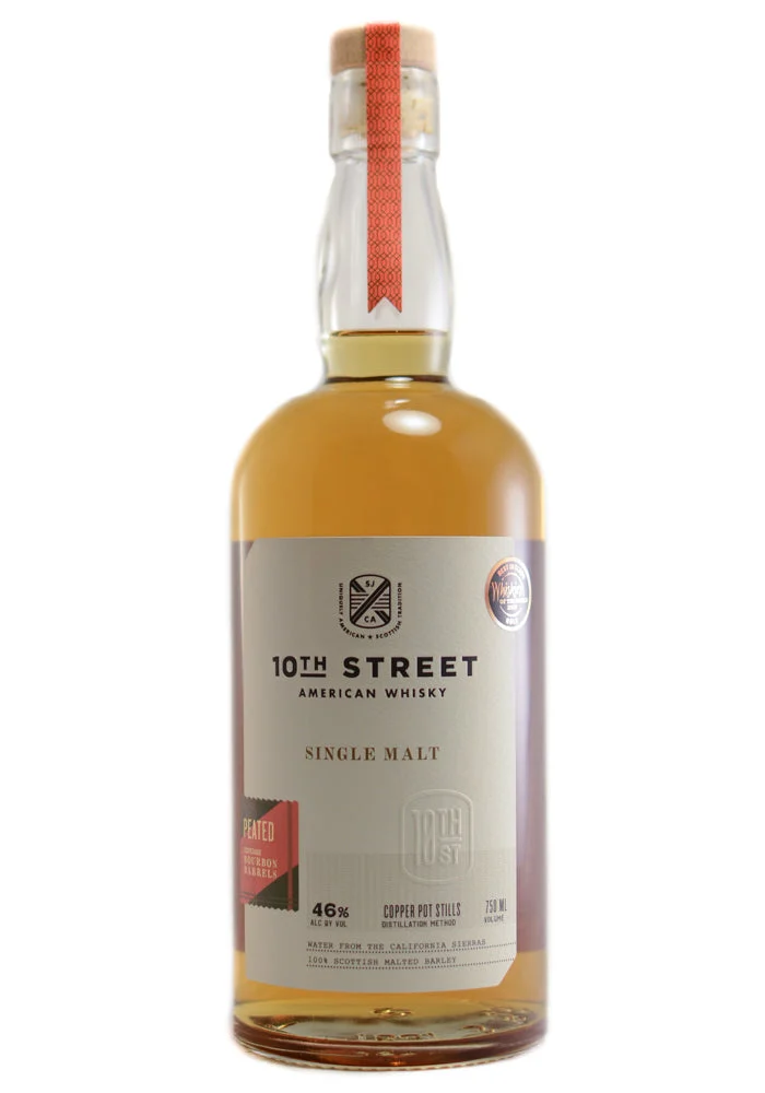 10th Street Peated Single Malt American Whisky - Whiskey