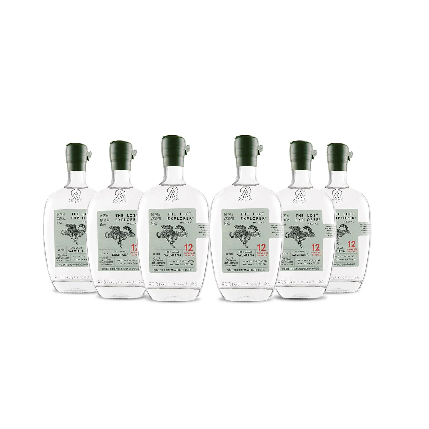 The Lost Explorer Salmiana Mezcal (6) Bottle Bundle