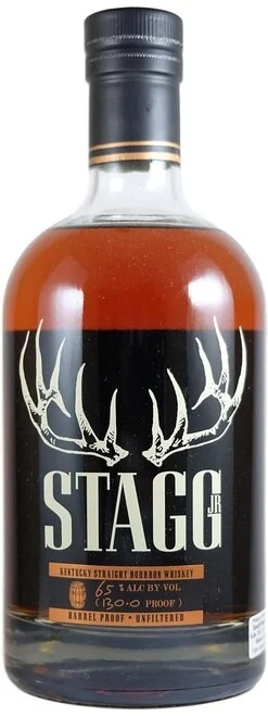 Stagg Jr. Edición limitada Lote a prueba de barril n.° 7 Whisky Bourbon puro de Kentucky de 130 grados