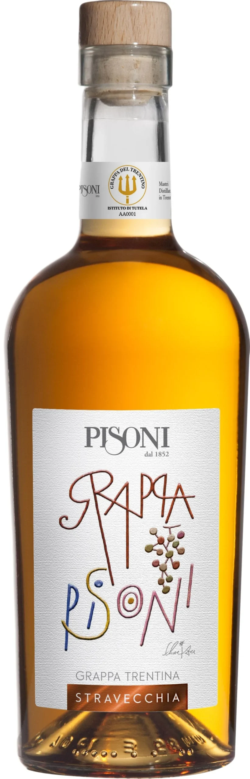 Pisoni Grappa di Stravecchia Aged 5 Year Brandy