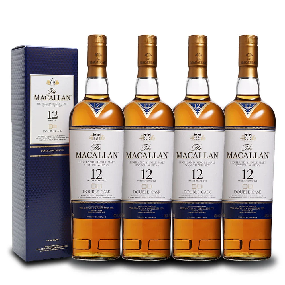 The Macallan Double Cask 12 años (4) paquete de botellas - Whisky