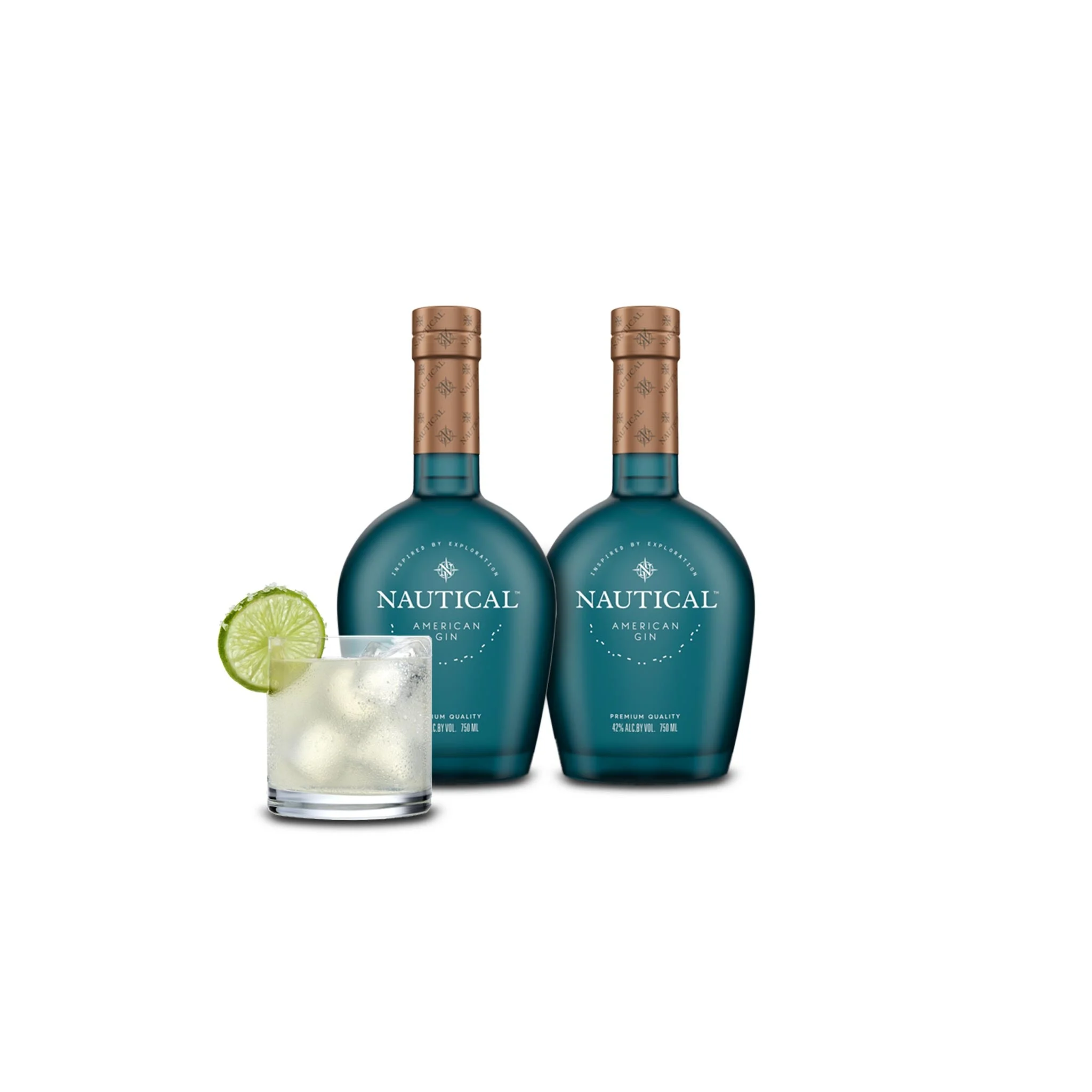 Nautical American Gin (2) Bottle Bundle | Never Stop Discovering!