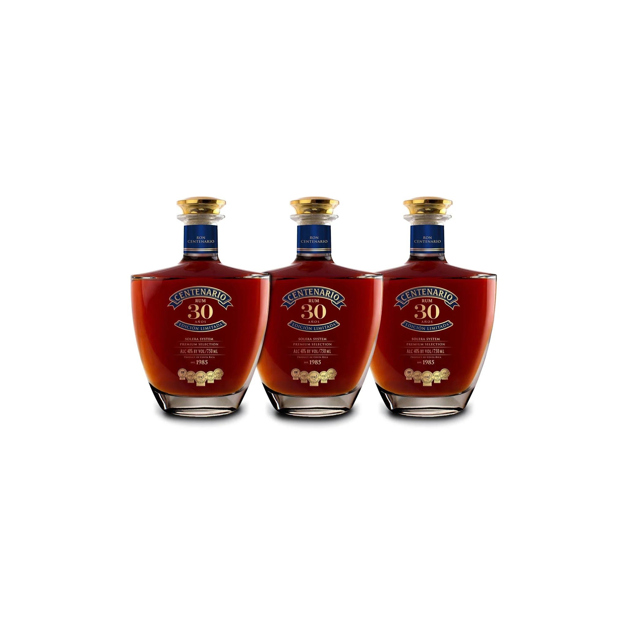 Ron Centenario 30 Edicion Limitada Rum (3) Bottle Bundle