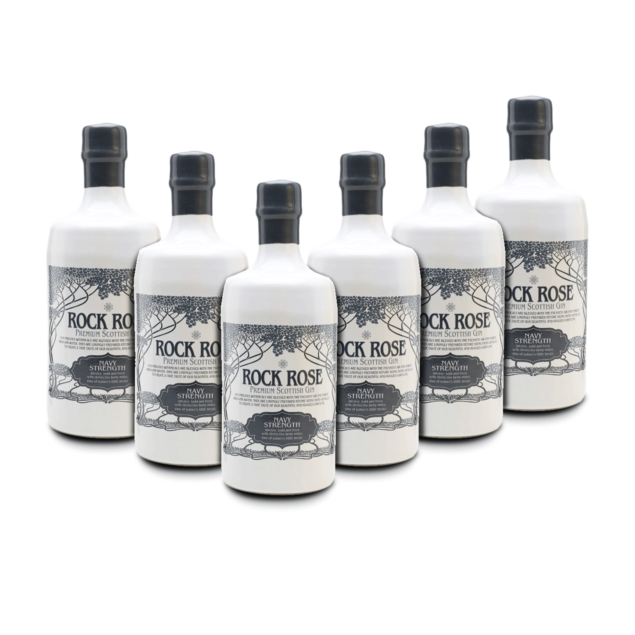 Rock Rose Navy Strength Gin (6) Bottle Bundle