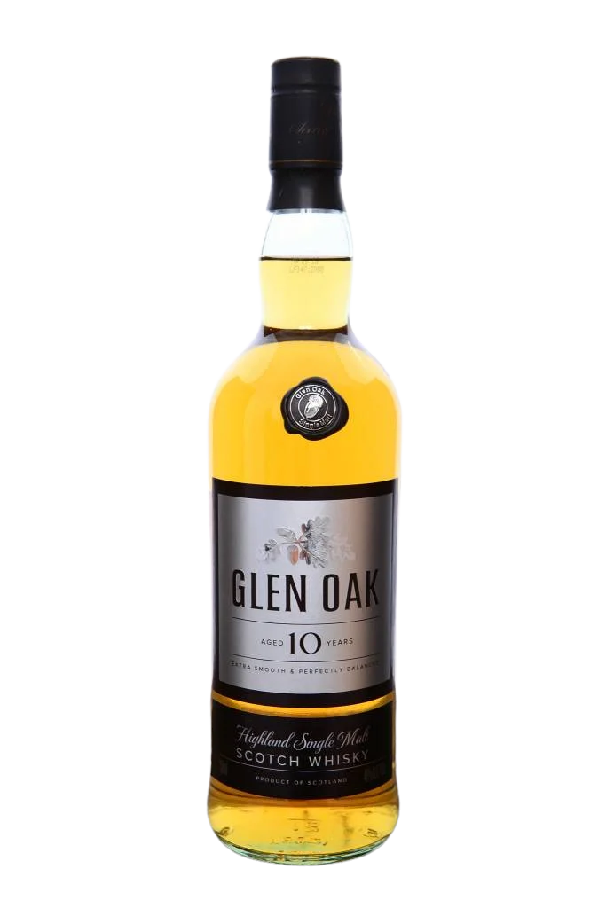 Glen Oak 10 Year Highland Single Malt Scotch Whisky - Whiskey