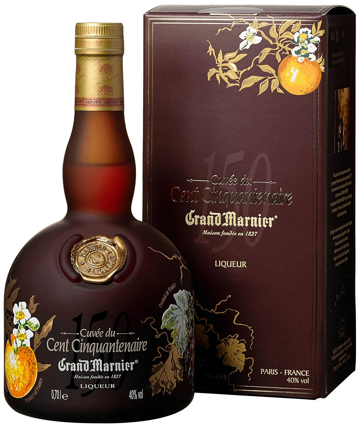 Licor Grand Marnier Cuvee Speciale Cent Cincuentenario 150 Aniversario - Coñac