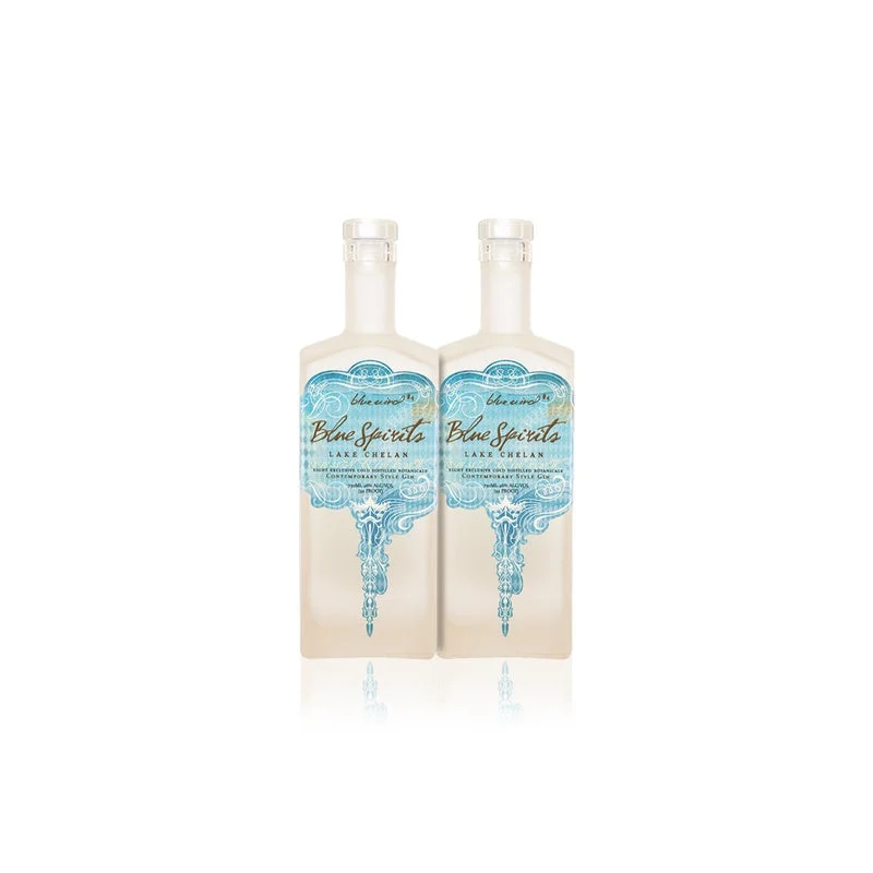 Blue Spirits Blue Wind #4 Gin (2) Bottle Bundle