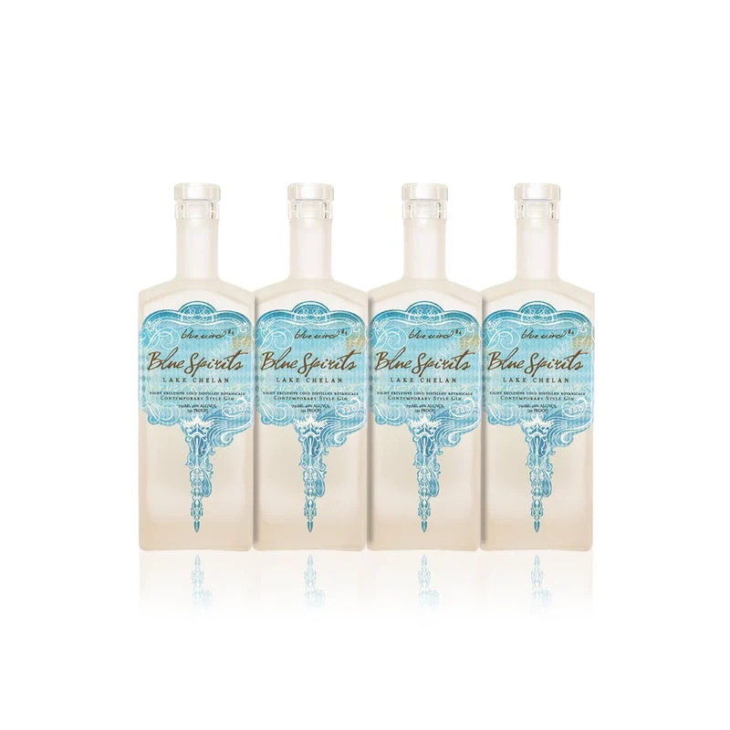 Blue Spirits Blue Wind #4 Gin (4) Bottle Bundle - Ginebra