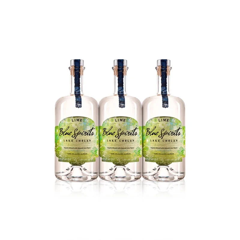 Blue Spirits Lime Tequila (3) Bottle Bundle
