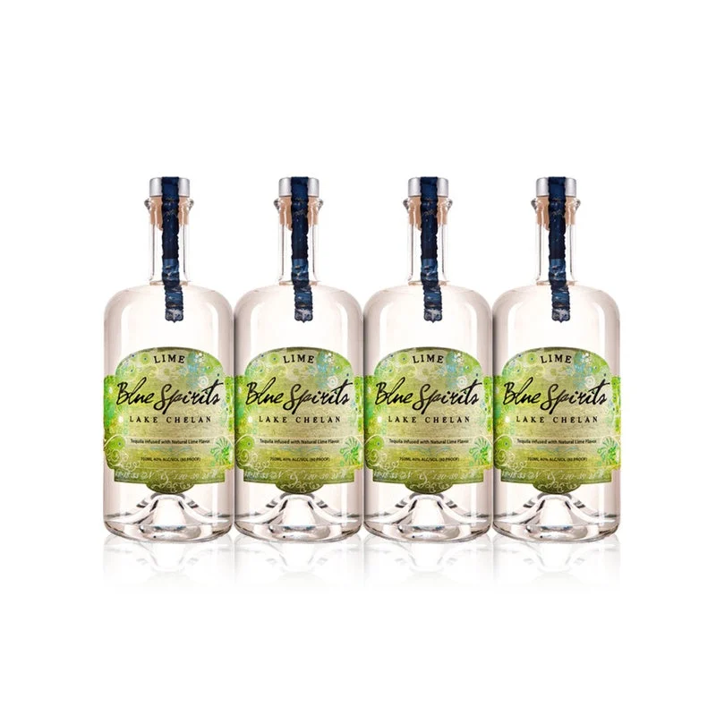 Blue Spirits Lime Tequila (4) Bottle Bundle
