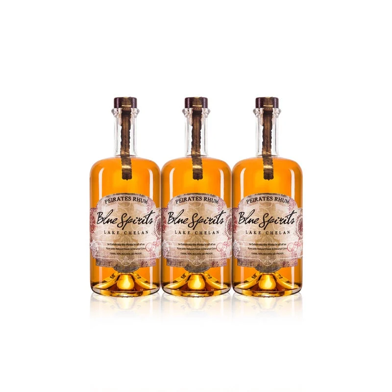 Blue Spirits Peirates Rhum (3) Bottle Bundle - Rum