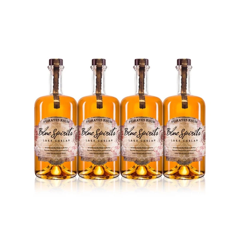 Blue Spirits Peirates Rhum (4) Bottle Bundle - Rum