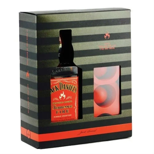Jack Daniel's Tennessee Fire with 4 Ice Shot Molds Whiskey