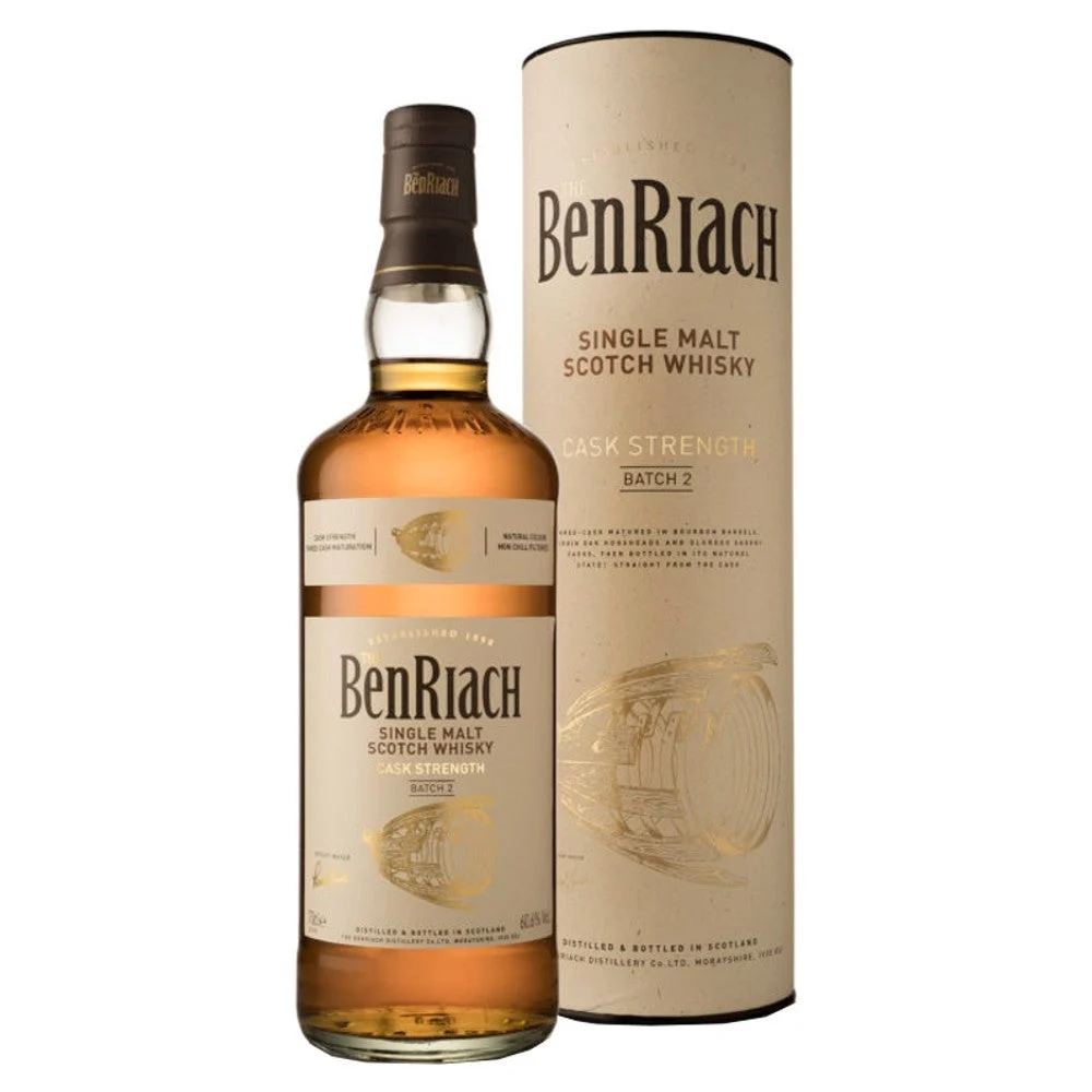 BenRiach Single Cask Strength Batch 2 Single Malt Scotch Whisky - Whiskey