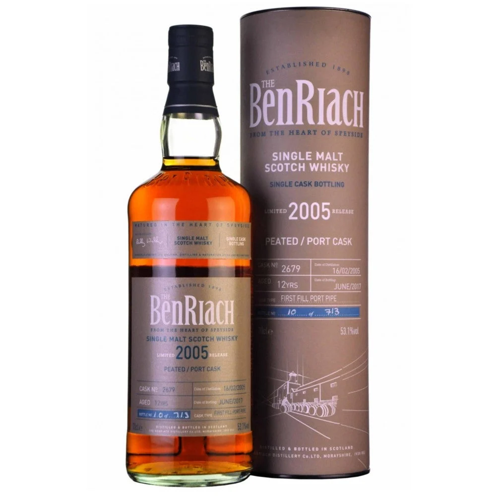 BenRiach 12 Year Single Cask 2005 6B Single Malt Scotch Whisky - Whiskey
