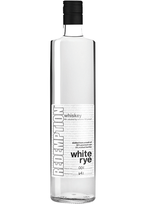 Redemption White Rye Whiskey