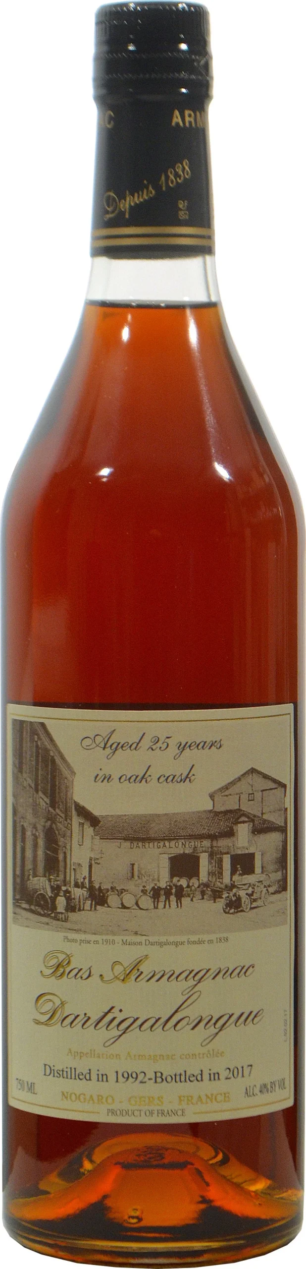 Dartigalongue 25 year old Vintage 1992 Armagnac