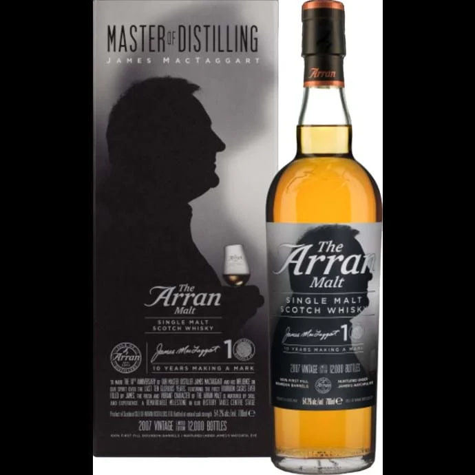 Arran Master of Distilling James MacTaggart 10th Anniversary Edition Scotch Whisky - Whiskey