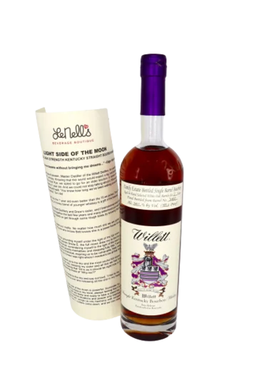 Willett LeNell's Light Side of the Moon Single Barrel 7 años Barril #746 Btl #78 de 202 Whisky Bourbon de prueba 118.2