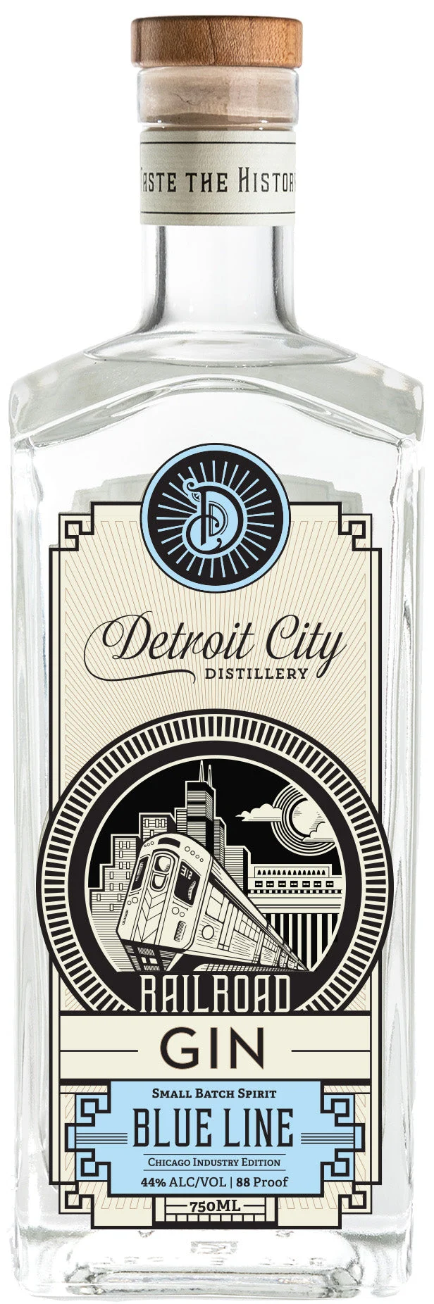 Detroit City Distillery Blue Line Gin