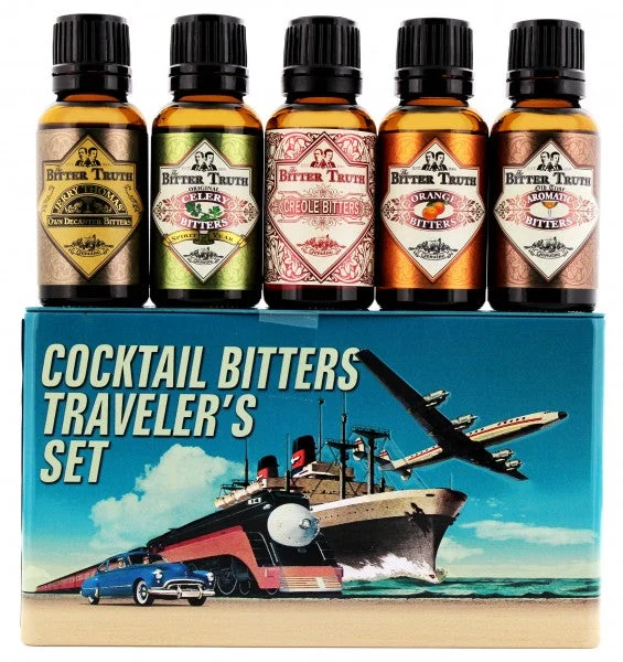 Set de regalo de viaje The Bitter Truth Cocktail Bitters (5) 20 ml - Ginebra