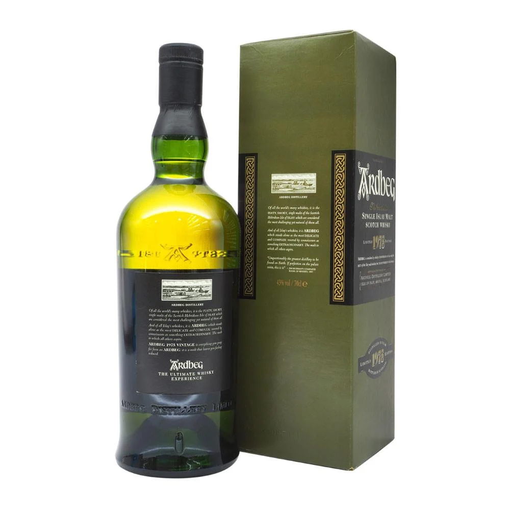Ardbeg 1975 Whisky escocés de malta única de edición limitada