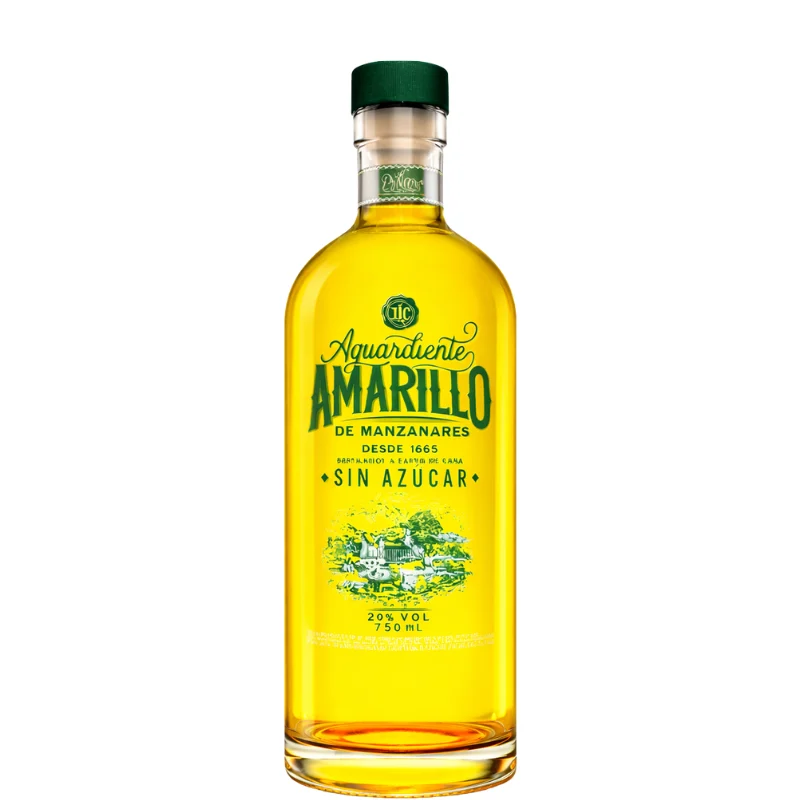 AGUARDIENTE AMARILLO de Manzanares - Industria Licorera de Caldas