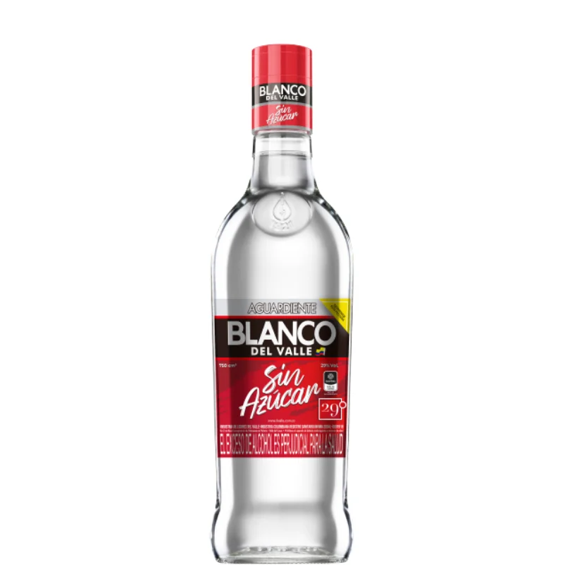 AGUARDIENTE DEL VALLE BLANCO Sin azúcar - Industria de Licores del Valle