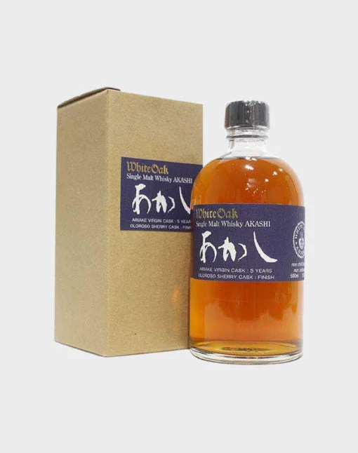 Akashi White Oak 5 Year Old Whisky | 500ML - Whiskey