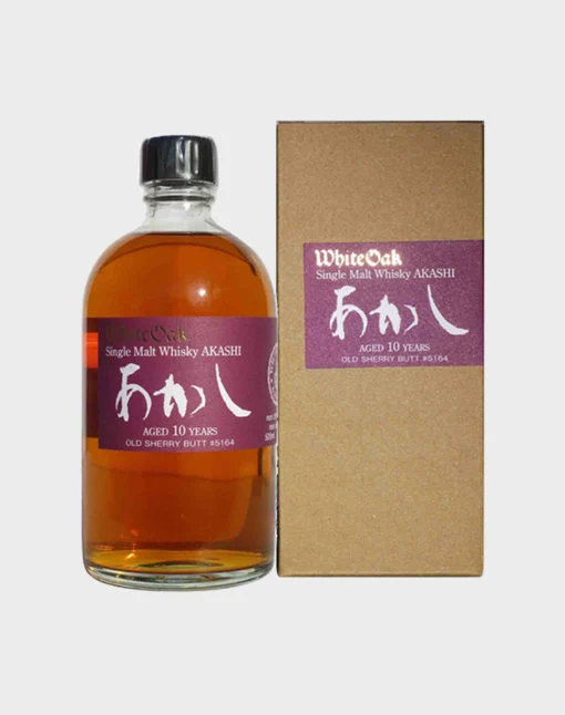 Akashi White Oak Single Malt 10 Year Whisky | 500ML - Whiskey
