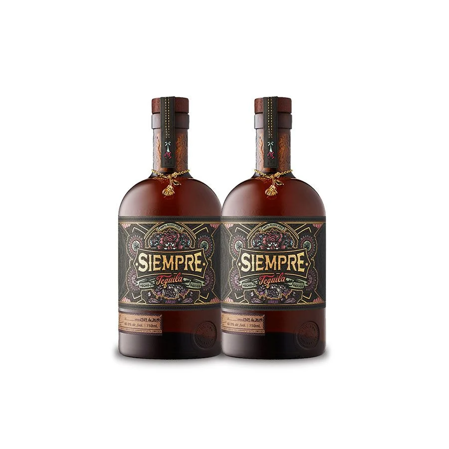 Siempre Anejo Tequila (2) Bottle Bundle