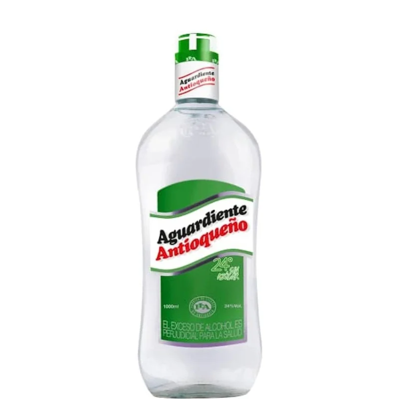 ANTIOQUEÑO Aguardiente Sin azúcar Tapón Verde - Antioqueña