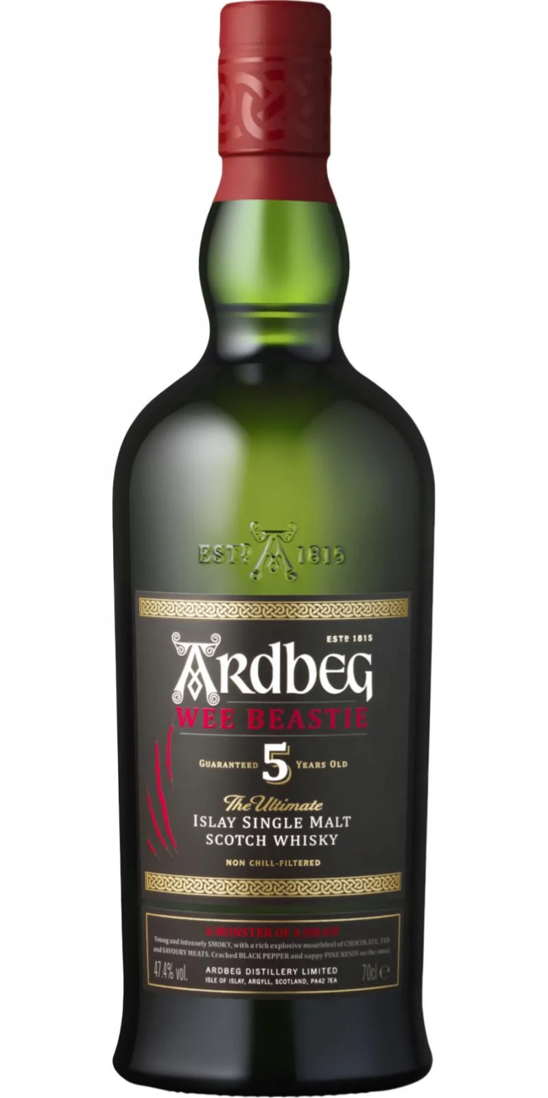 Ardbeg Wee Beastie 5 Year Old Single Malt Scotch Whisky - Whiskey