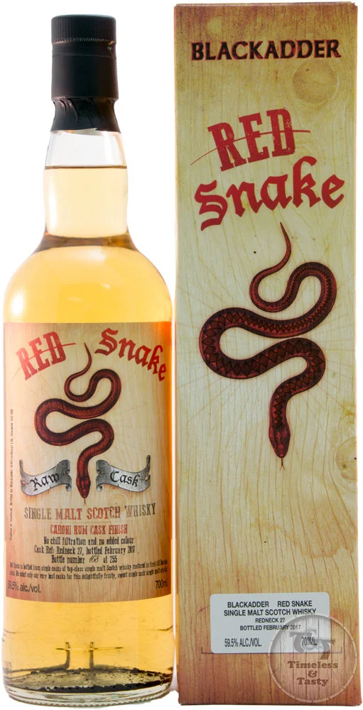 Blackadder Red Snake Redneck Scotch Whisky - Whiskey