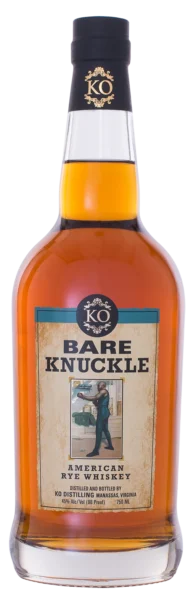 Whisky de un solo barril de centeno puro Bare Knuckle