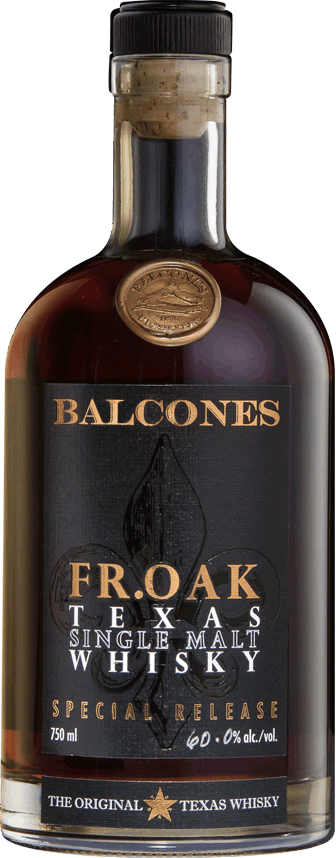 Balcones Distilling FR.OAK Whisky de pura malta de roble francés